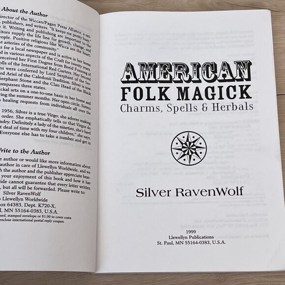 American Folk Magick Charms, Spells & Herbals by Silver RavenWolf - OUT OF PRINT - Picture 3 of 16